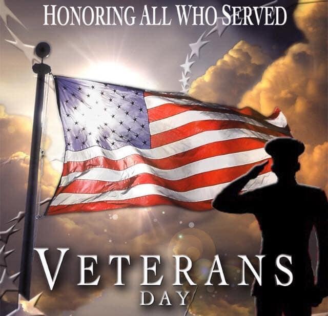 Today is Veterans Day! A day when we acknowledge, recognize and honor Our Nations Servicemen and Servicewomen. As a Veteran, I appreciate the recognition and feel honored to have served.
Also today, I have the privileg