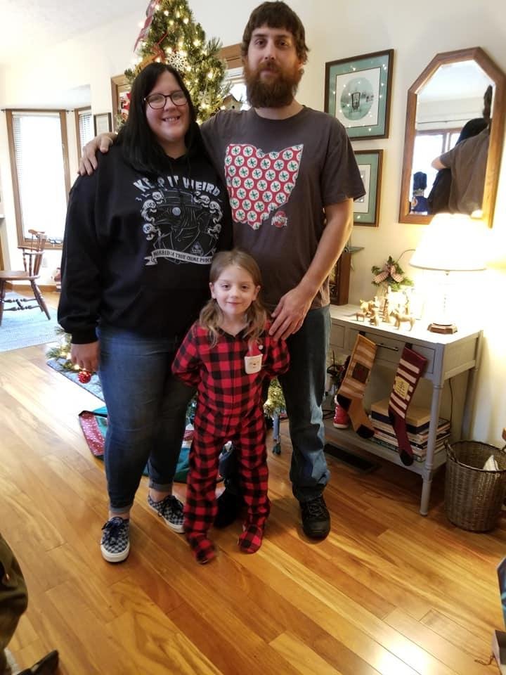 Grandson John with Brittney and Luke