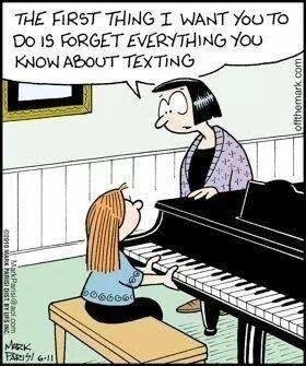 I actually have a student this applys to. I keep telling her that she's going to get tunnel carpel thumb!