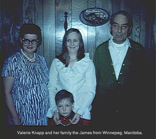 The James Gang! Real Canadians! I'm not sure about their names although Valerie seems maybe too pleased to be there? Or maybe the kid f#$%ed.