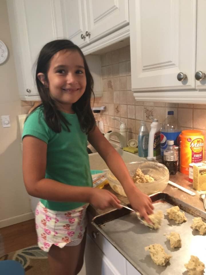The happy baker!