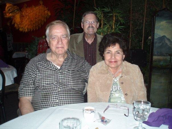 Josie Chavez Morton and Maximo with me behind. Oct. 2008