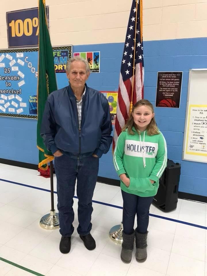Carroll’s School honored the veterans today.