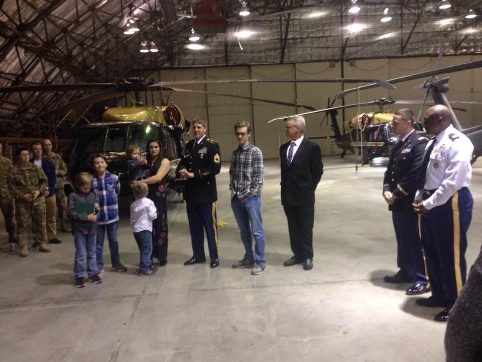 Promotion of my son-n-law Justin Adsitt to SFC
