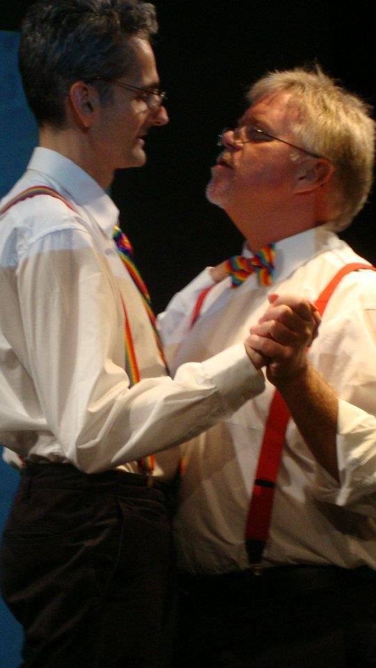 PAIRS in PRXing: Not So Old Men Dancing, Webster = Brian Linden and Ford = Miles Equality Phillips, PRIDE RIVER CROSSING