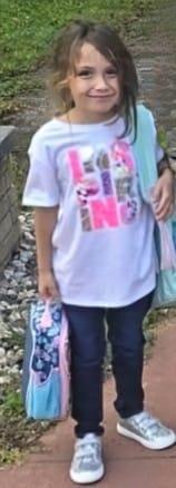 She's getting all grown up first year kindergarten.... I love you BINA Malena!