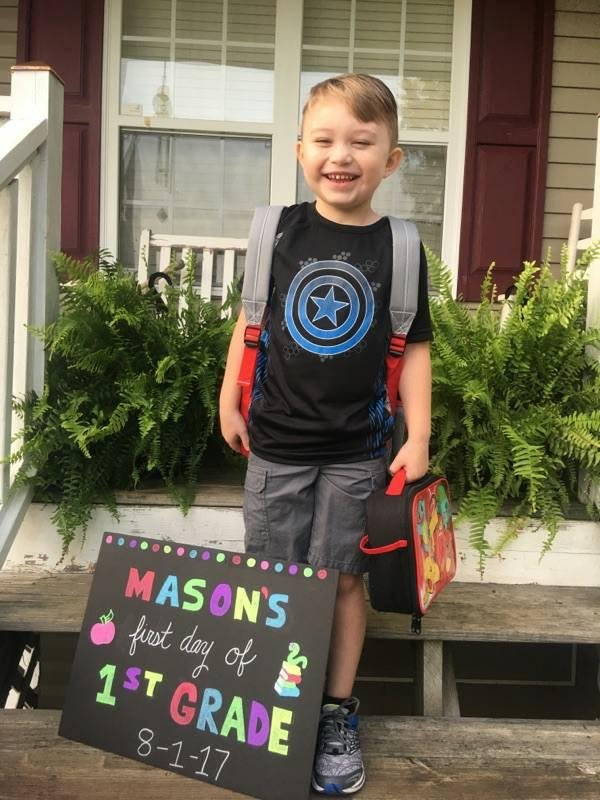 My grandson Mason