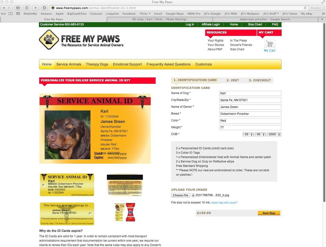 Every dog owner should do this!
http://www.freemypaws.com