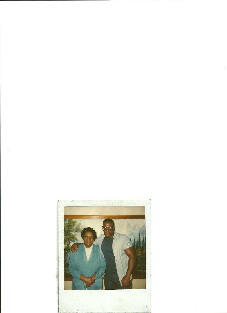 My grandmother and Uncle Kenny.