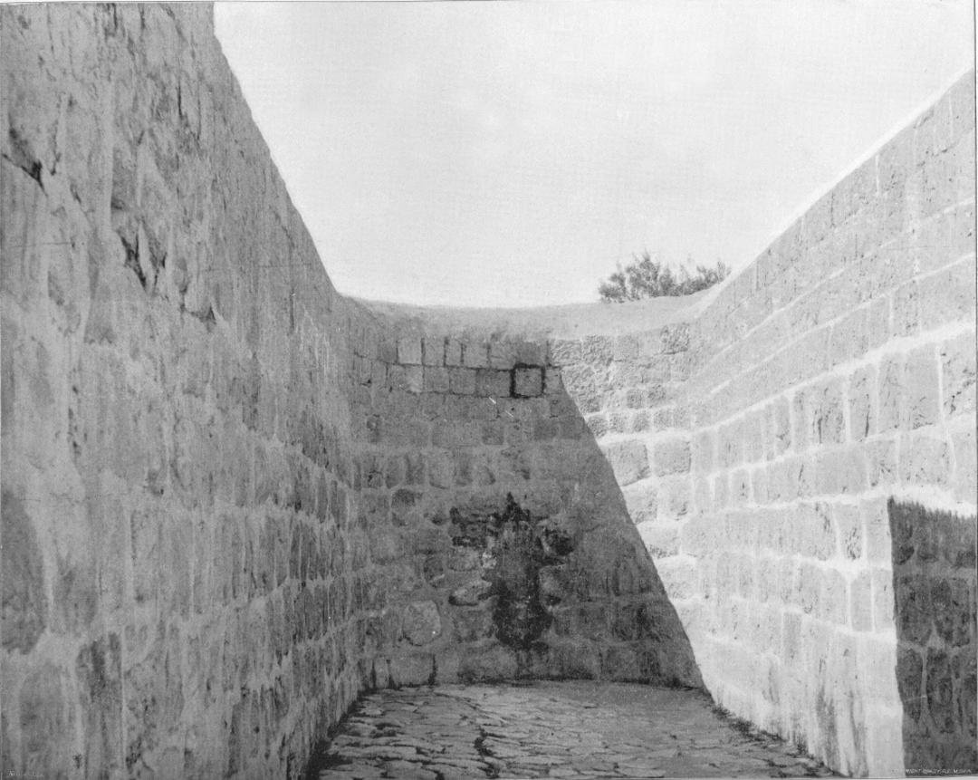 Just outside of the garden and near the wall is pointed out a place where, it is asserted, Christ prayed. A lamp is kept continually burning there. If, indeed, tradition is right in locating this important act of the Christ