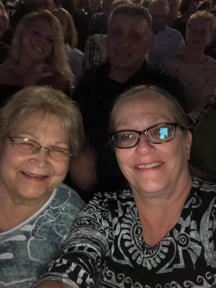Marcie Murphy at Frankie Valli concert