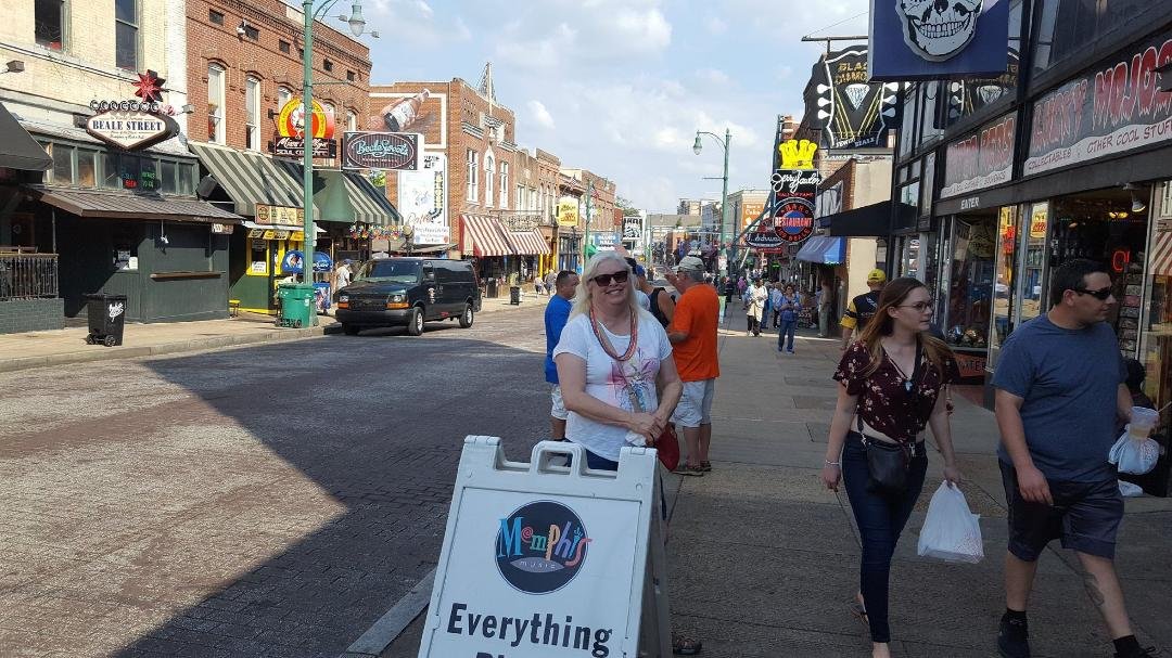 Hanging around Beale St., Memphis a couple days ago. In Branson, MO now.