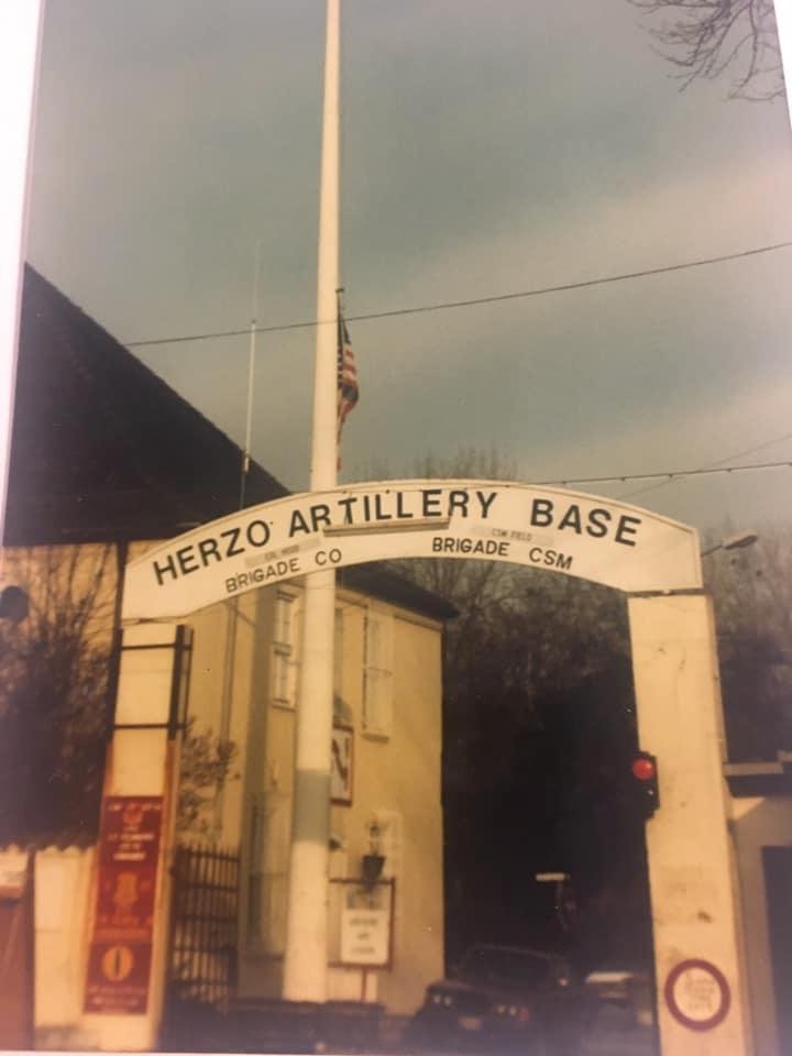 Front gate at Herzo 1986