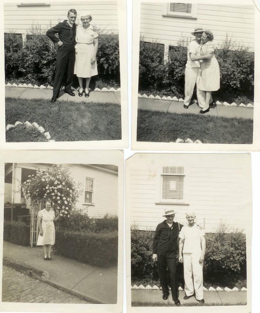 My dad's house and some old pictures of the family