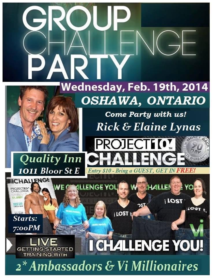 Did you say Oshawa?????? Yup we're Challenging YOU! Your future is in your hands. Accept now with a PM.