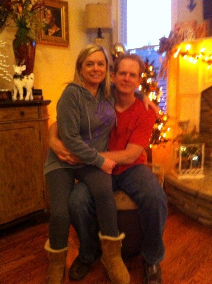 Making pies with my son, Todd & his wife, Tommi