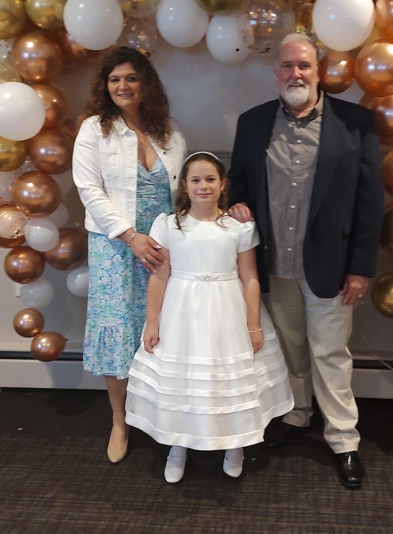 Zoe's Godparents Jen and Ray