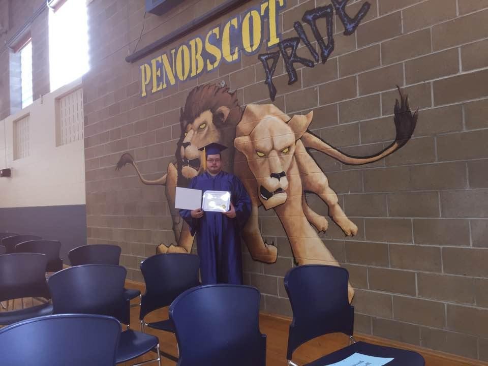 AJ at Job Corps Graduation