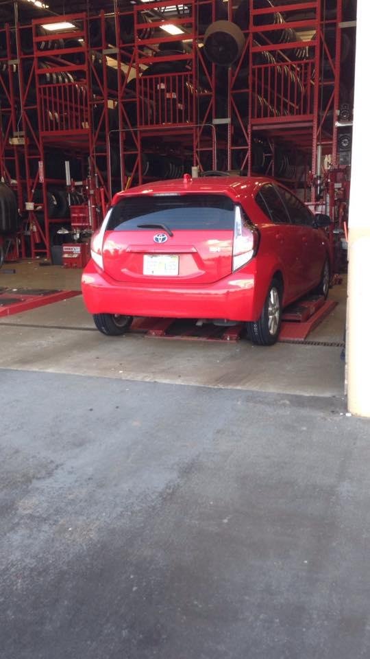 Had to get tires it's a man thing I never notice