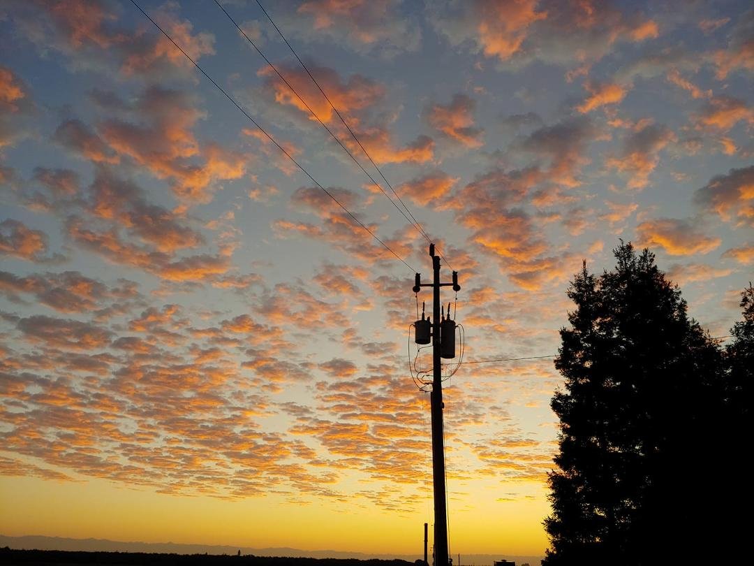 Morning sky at the farm!
