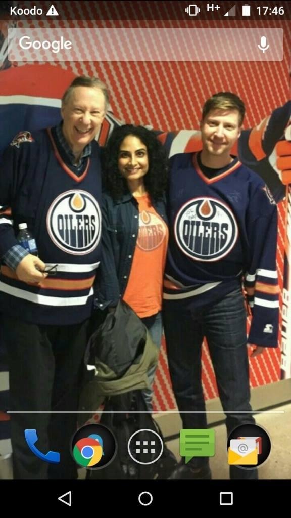 2016 Sept 22nd first hockey game at Rogers Place, Edmonton