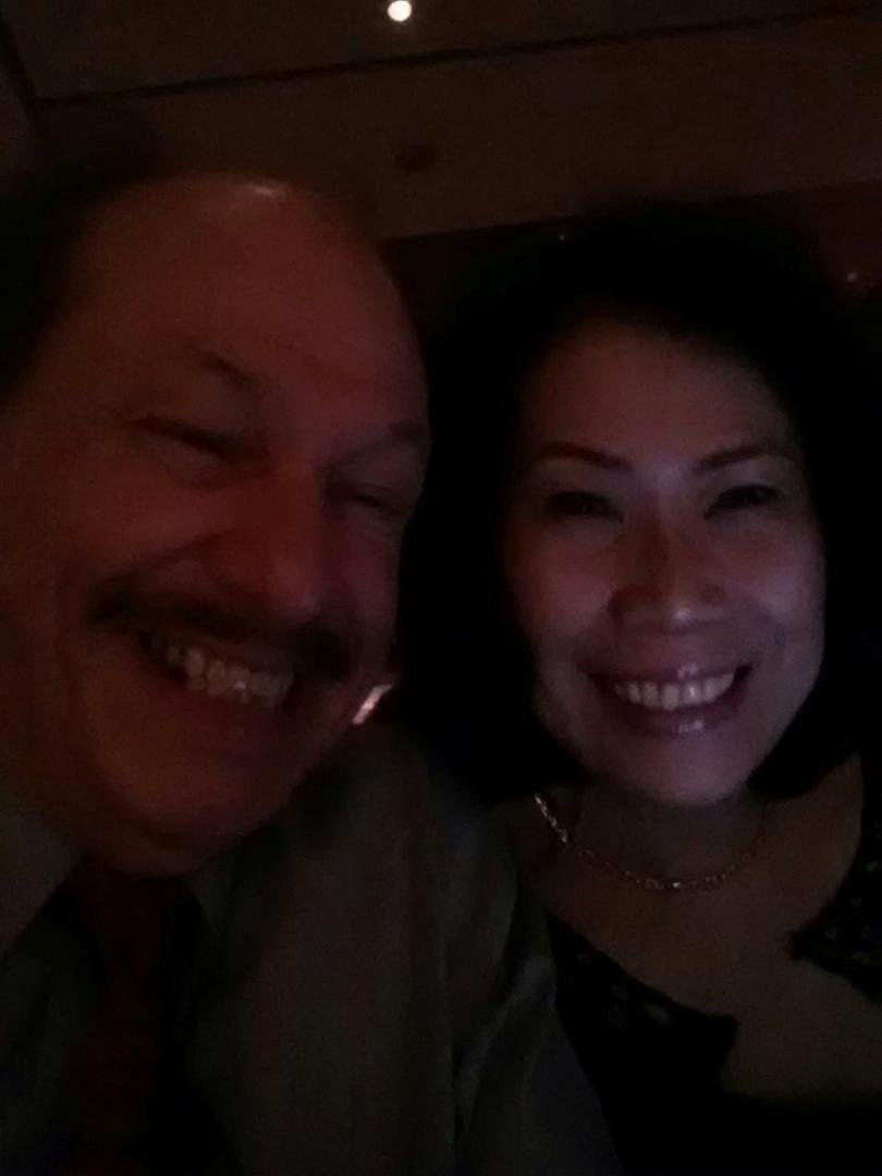 Selfie with my wifey at a wedding.