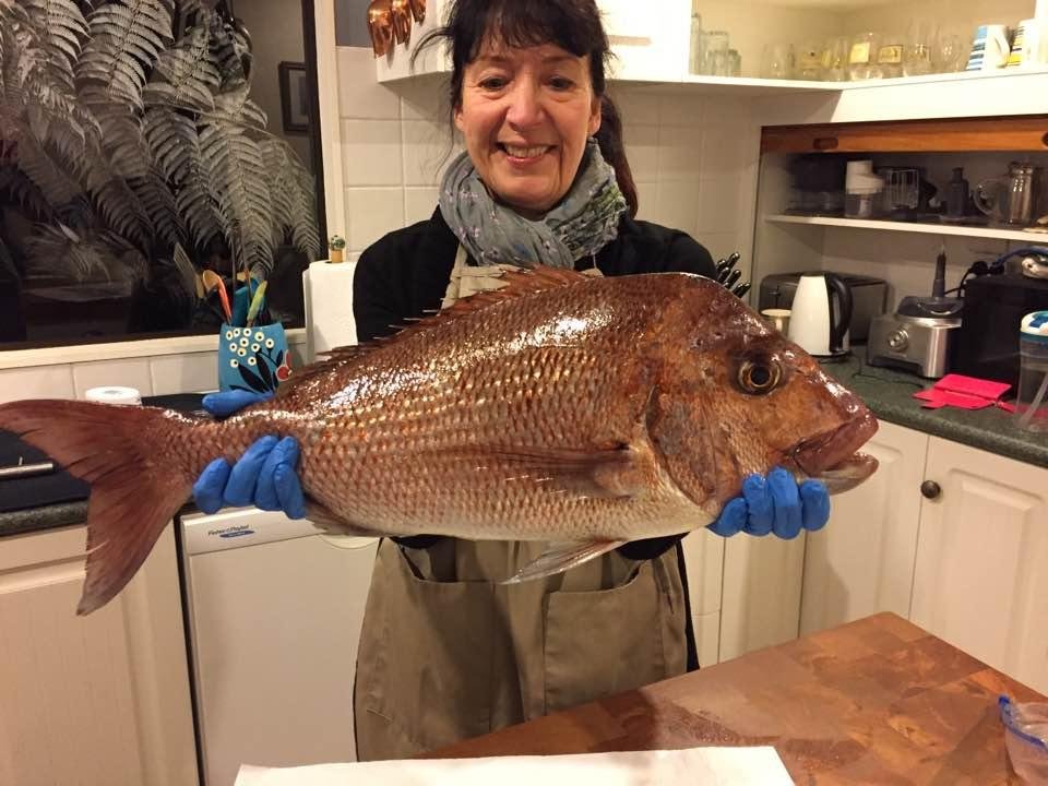 Mary's Landed the Big One - 8 lbs 57 cm! Snapper!