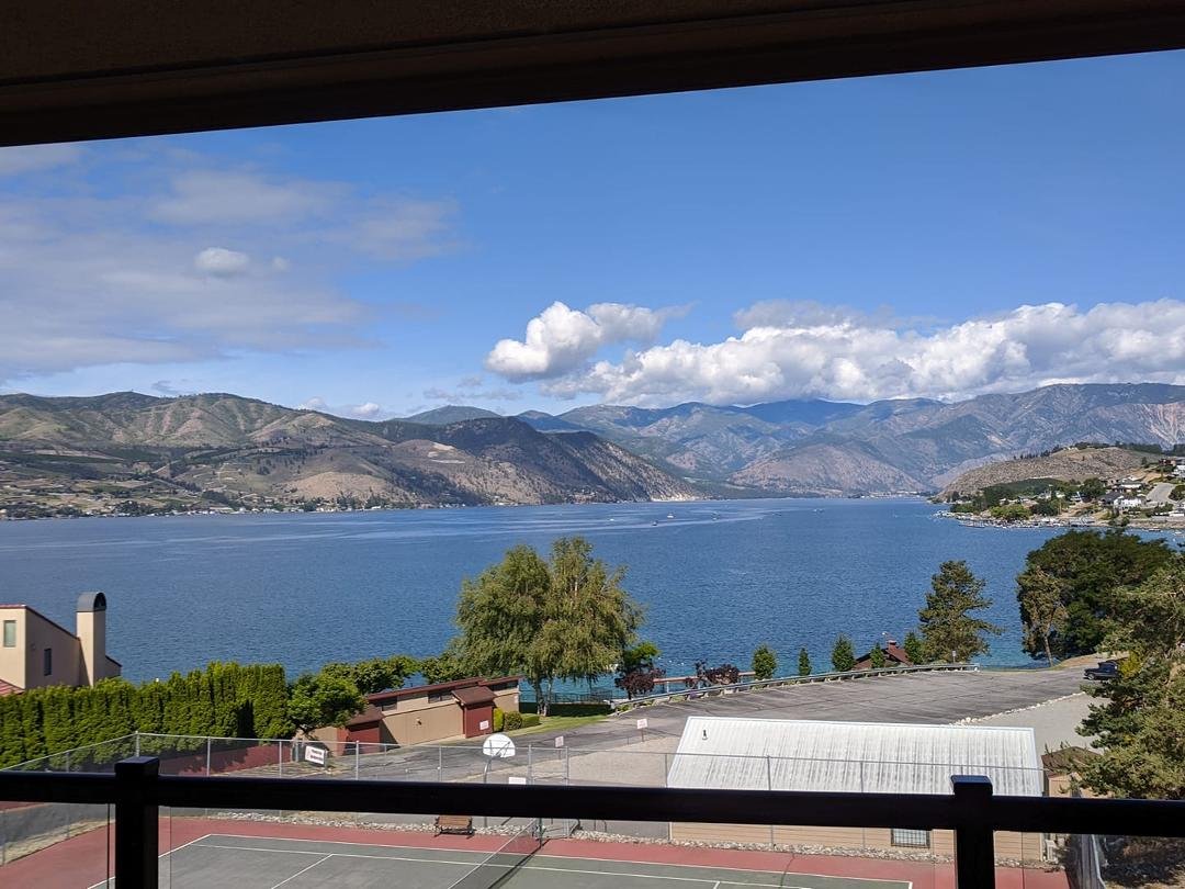 View of Lake Chelan this morning. So many wineries, so little time.