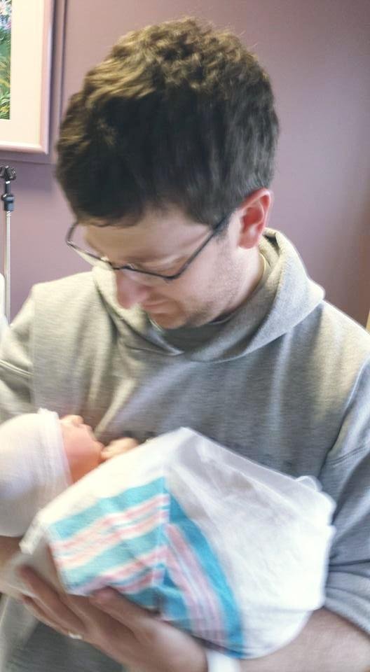Benjamin Isaac bonds with Dad.