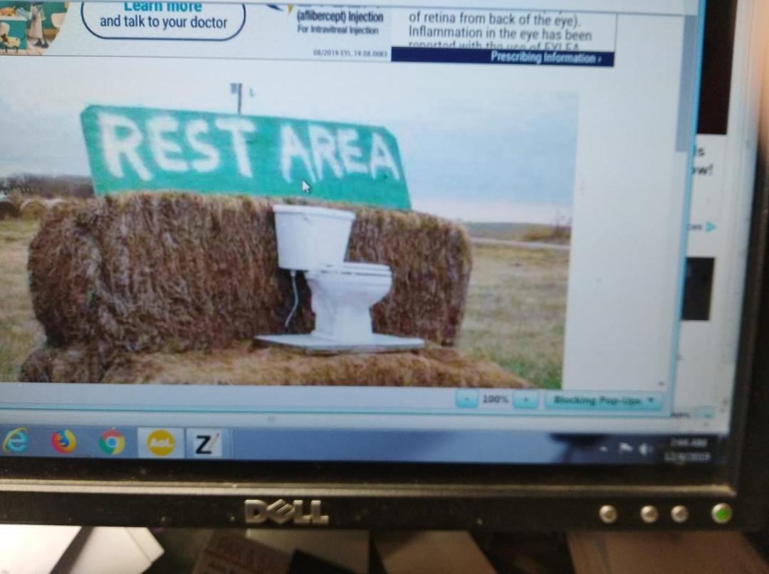 It about time local rest stop