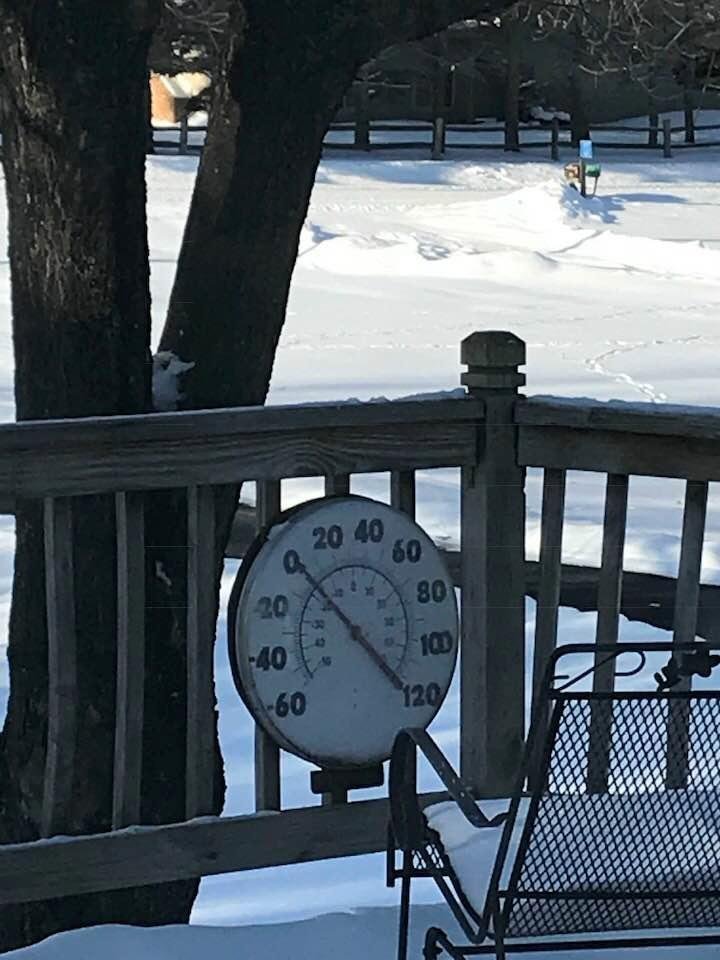 Good morning from Miltona, (currently known as the frozen tundra); at least the sun is shining bright.
Wishing my family and friends a wonderful Wednesday.