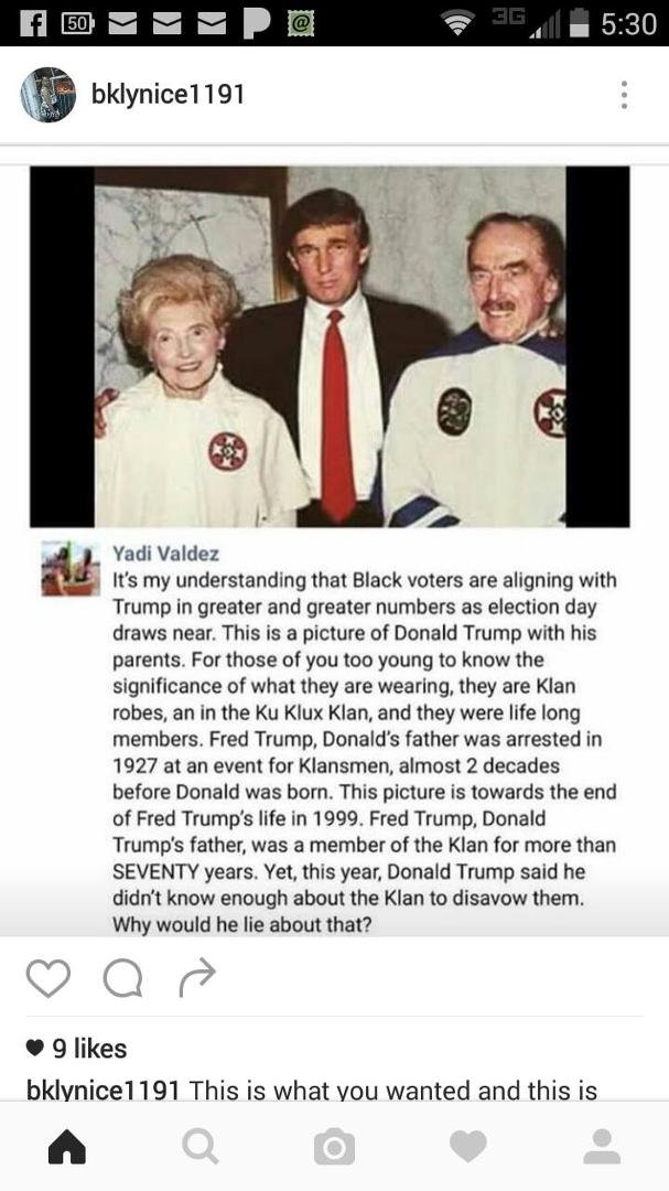 Check out Trump family your president elect