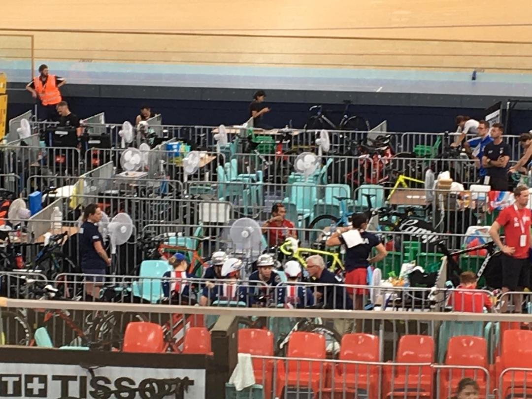 Usa team just before preliminaries.