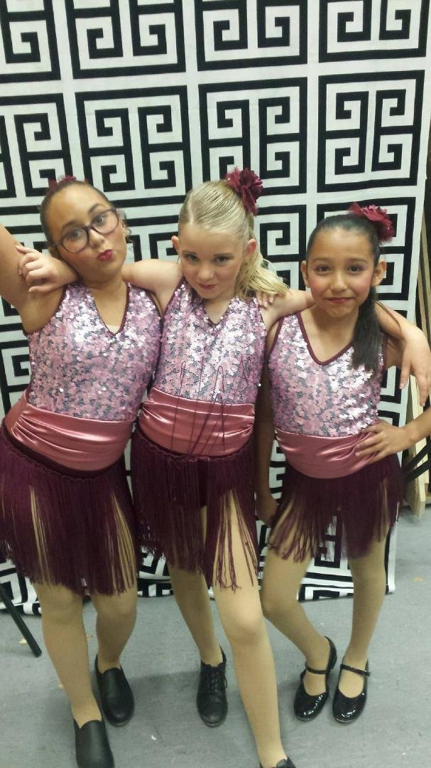 My granddaughter (in the middle)