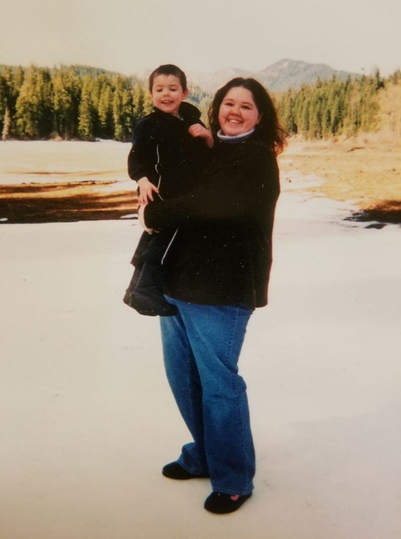 Spring 2003 Santiam Pass at Fish Lake.