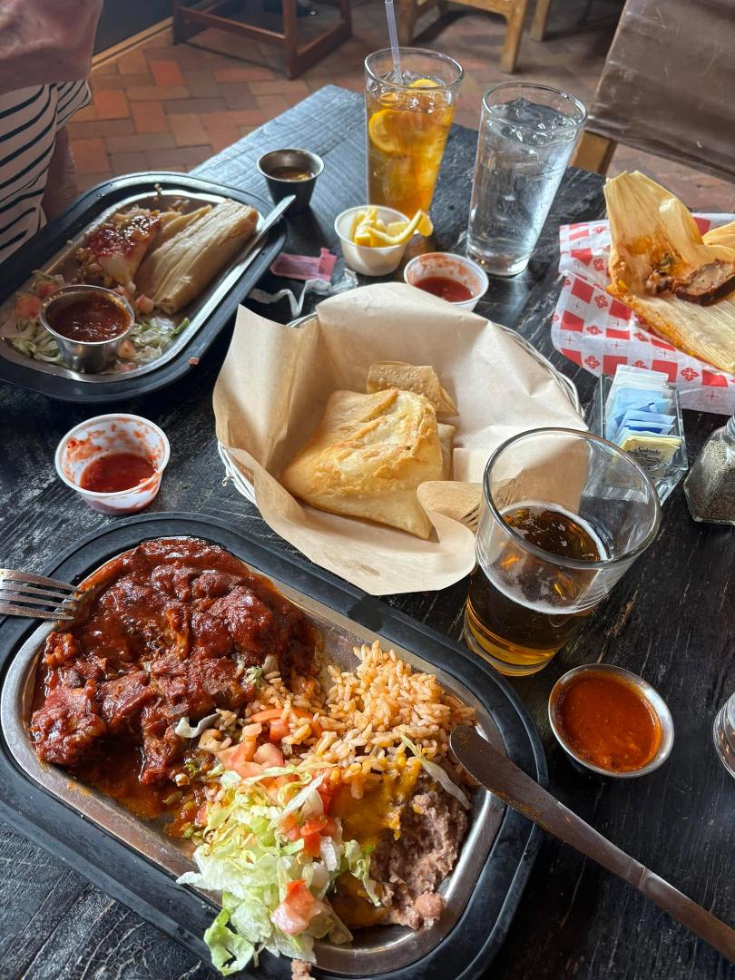 Ribs and Tamales go great with a Tecate Frio!