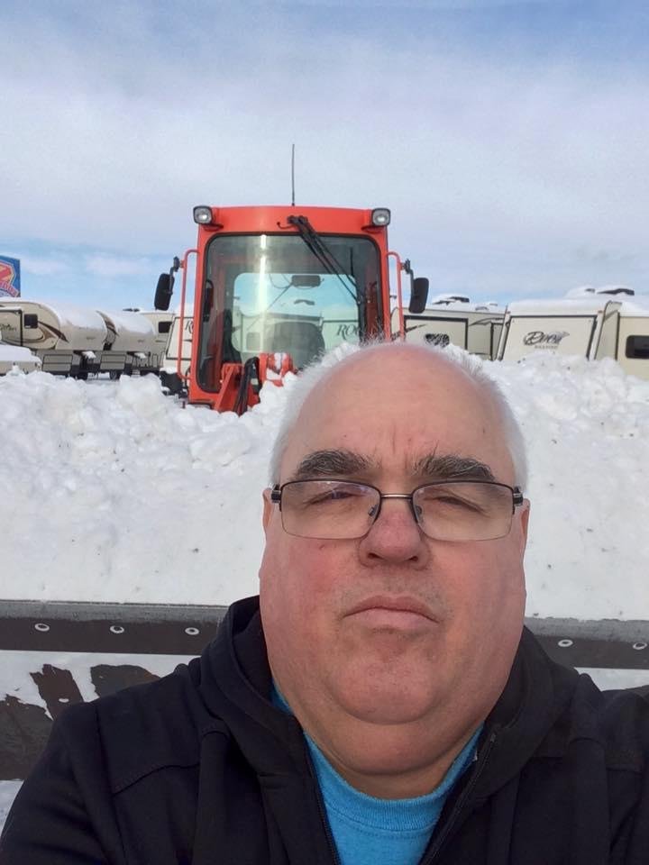 Having fun in the snow