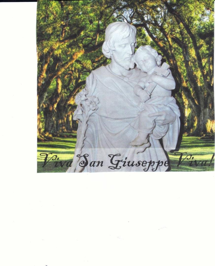 HAPPY ST. JOSEPH'S DAY TO ALL
