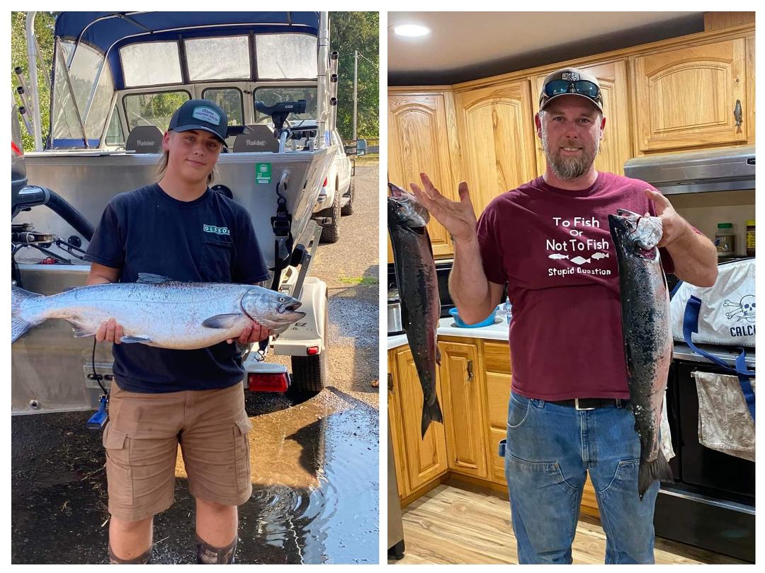 It was a great day on the water for my son and grandson, who, by the way, got the biggest fish😁😁.