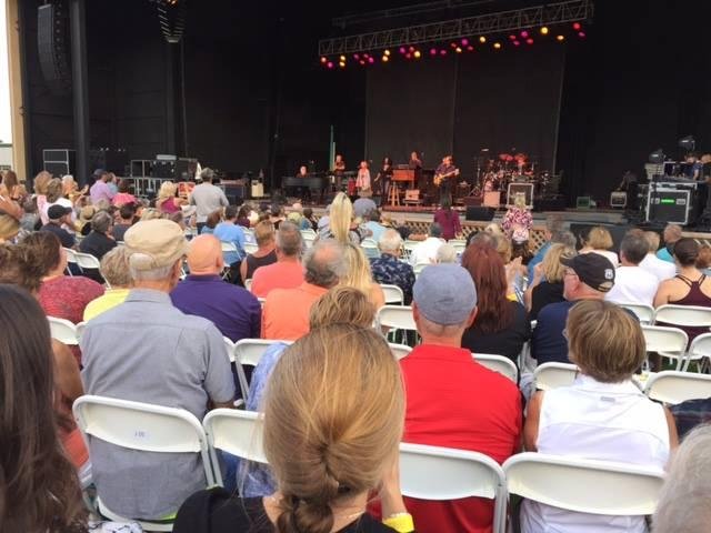 Michael McDonald and Boz Scaggs concert at Maryhill Winery. Check the crowd. No hairs and grey hairs. My prime demographic!