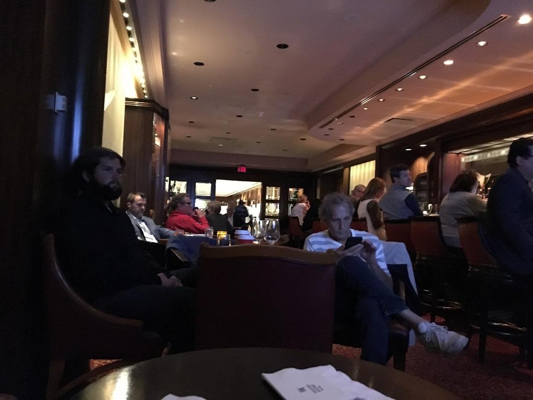Sitting in Akbar with Cicely in the Waldorf Astoria. Saw a fabulous show at Radio City. What a great day!