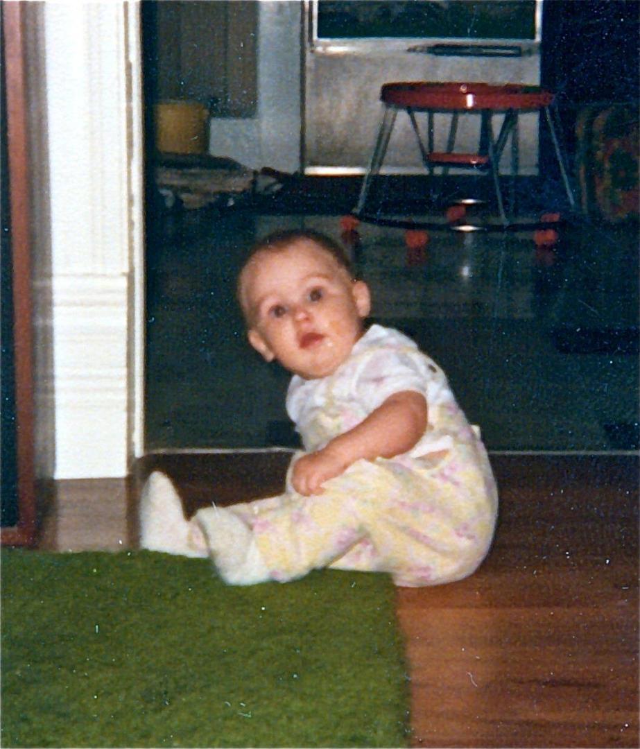 Almost Ready to Walk.... Adam at 9-10 mos.