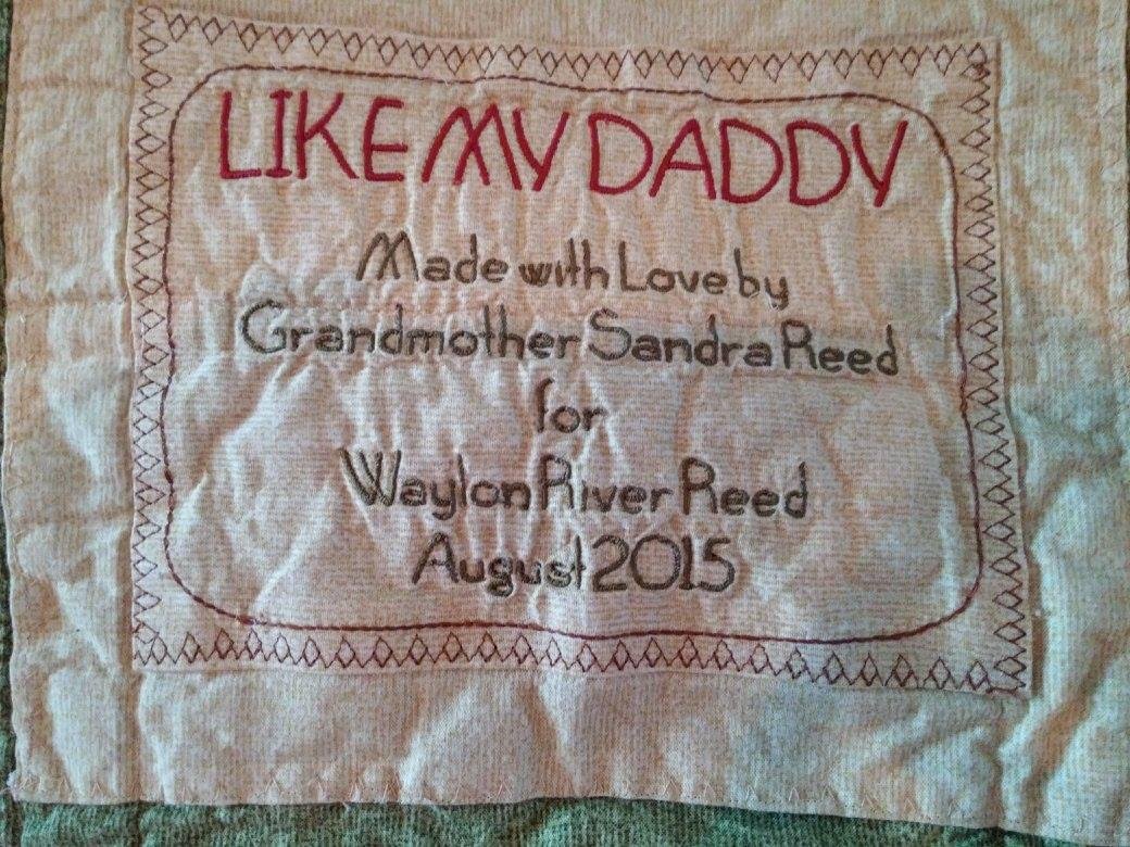 Quilt for Waylon River Reed
