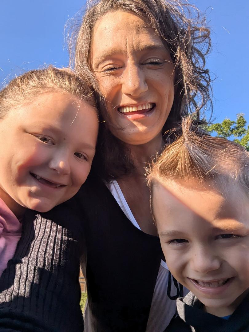 First day of school they love this new school came home for the 2nd day so happy