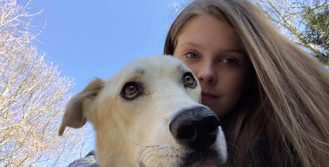 A Girl and her Dog