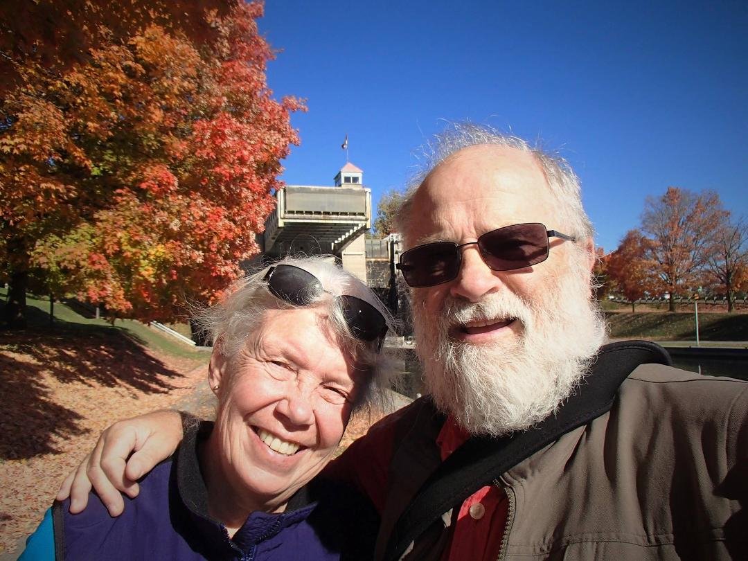 A fine fall day at the Peterborough Lift Lock.