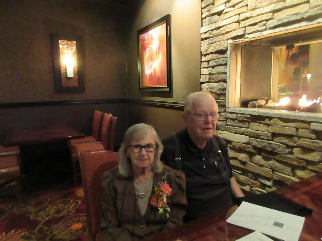 On August 5th we celebrated our 59th wedding anniversary.