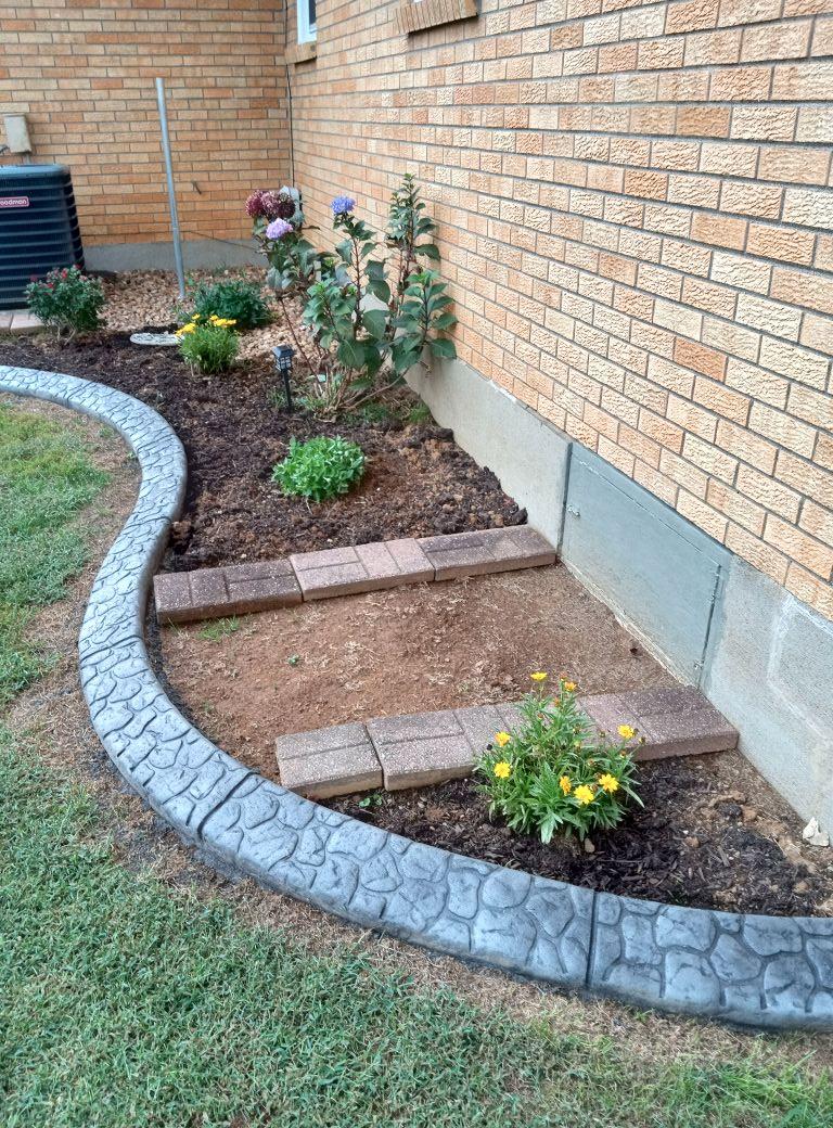 New flower bed