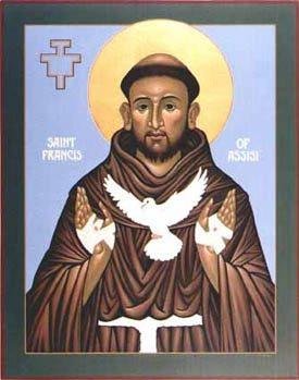 It just so happens that Tuesday, October 4th is ST. FRANCIS' DAY! He is the patron saint of all Franciscans. His day is like a holiday (in our circles a "holyday"). In lieu of this fact FRIARS' BAKEHOUSE/BANGOR, MAINE WILL