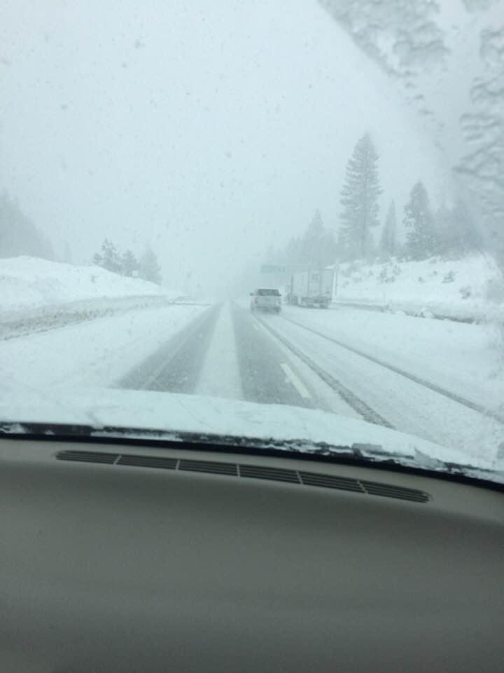 Our ride over the mountain this afternoon